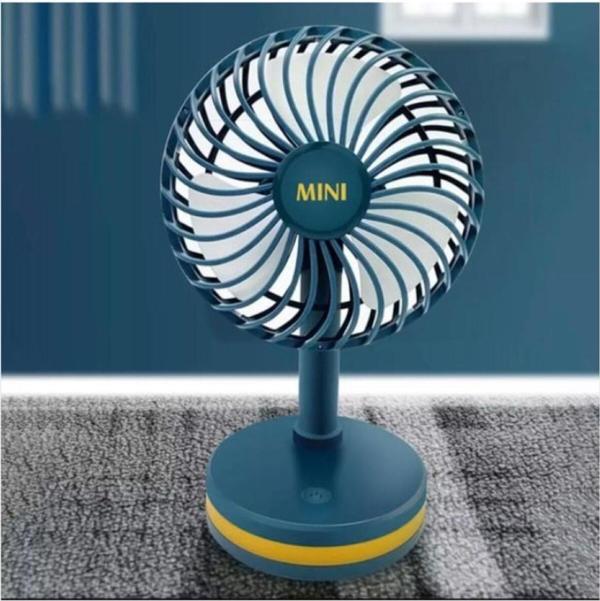 Milky Ada Toys Işıklı Masaüstü Şarj Edilebilir Mini Fan Vantilatör Soğutucu - Image 1