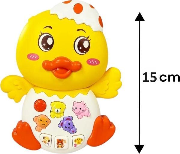 Vardem Işıklı Ve Müzikli Ördek Bebek Okul Öncesi Eğitici Piyano - Image 1