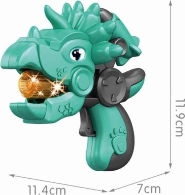 Vardem Projeksiyonlu Dinozor Tabanca Asortili 4 Renk Sesli Işıklı - Image 1