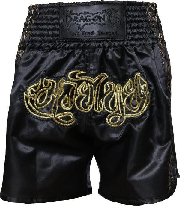 DragonDo MT3028 Nakışlı Muaythai Şortu Muay Thai Antrenman Şortu - Image 1