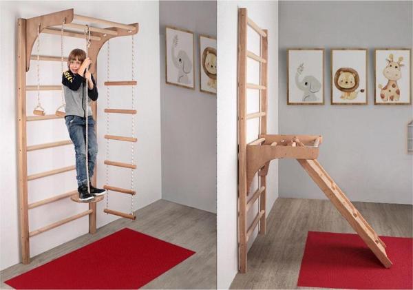 Dominant Baby Marine Isveç Tırmanma Duvarı - Tırmanma Ve Egzersiz Merdiveni - 3'Lü Set - Image 1