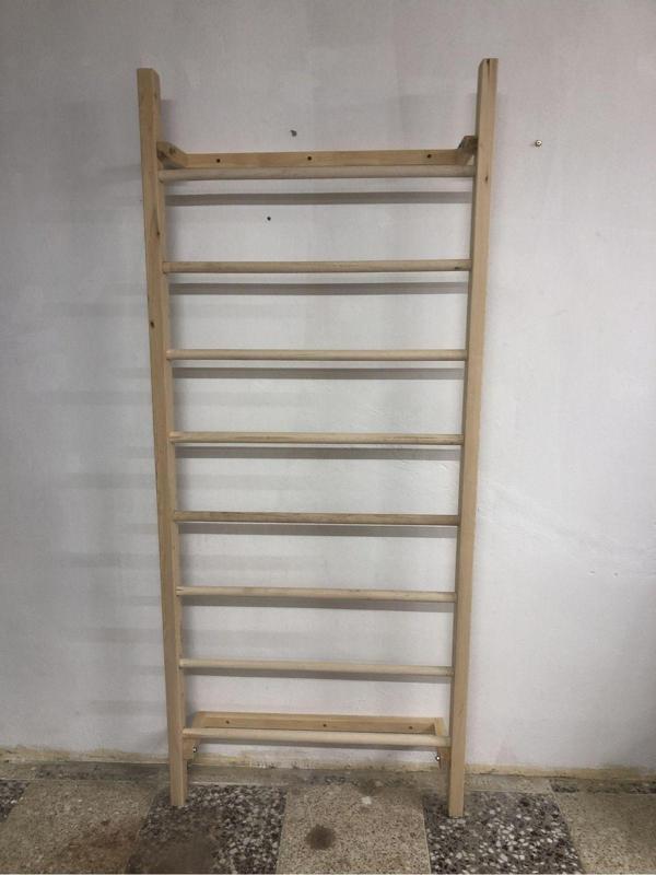 Duyu Atölyesi Eşsiz Wood Isveç Tırmanma Duvarı - Jimnastik Egzersiz Merdiveni - Duvar Barı - Image 1