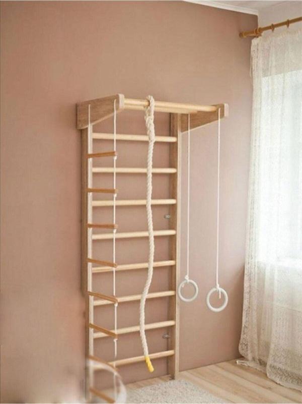 easytekno Ankara Ahşap Tasarım Isveç Tırmanma Duvarı, Climbing Wall - Image 1