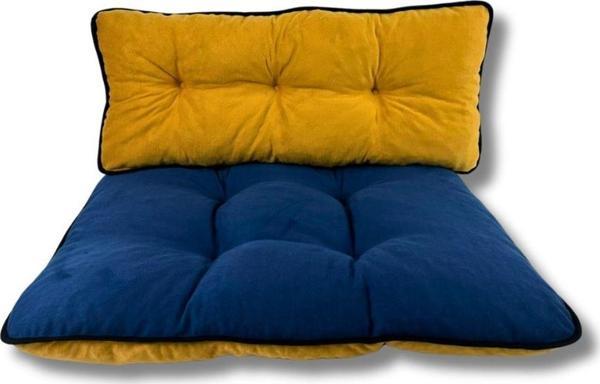ELF CONSEPT Taraftar Çift Renk Puf Petek Önü Palet Yer Minderi İkili Takım Bench - Image 1