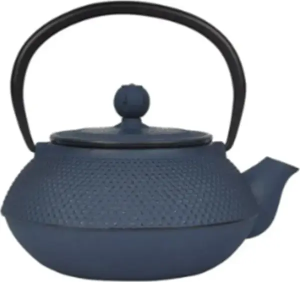 Bambum Taşev T0077 Linden Sümbül 750 ml Gök Mavi Döküm Çaydanlık - Image 1