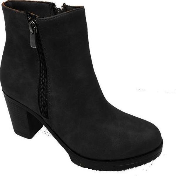 Efsun 2301 Deri Fashion Fermuarlı Kadın Bot - Image 1