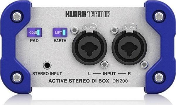 Klark Teknik DN200 Aktif Stereo Direct Box - Image 1