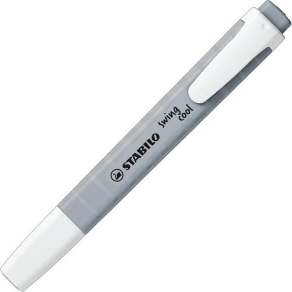 STABILO FOSFORLU KALEM SWING COOL PASTEL TOZLU GRI 275/194-8 - (10 Adet) - Image 1