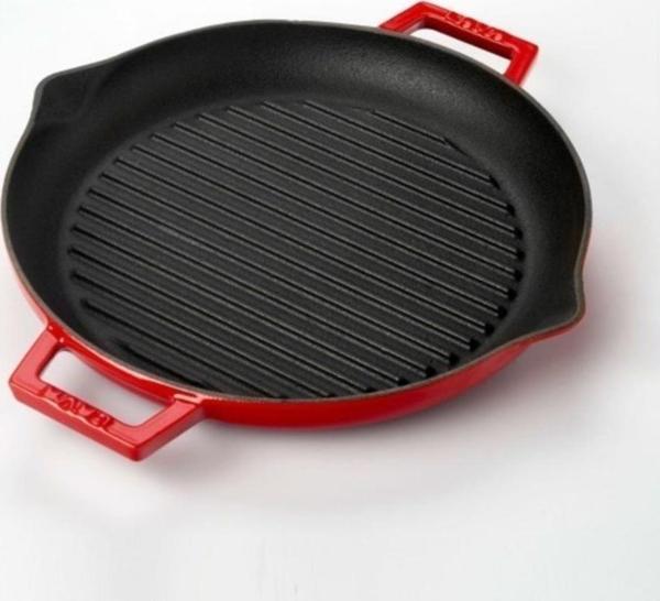 Lava Yuvarlak Grill Tava Çap 30 Cm Kırmızı - Image 1