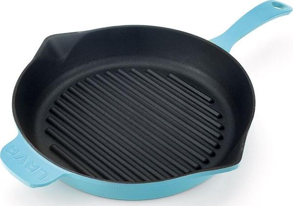 Lava Demir Döküm Spring Özel Seri Izgara Tava 30 cm Turkuaz - Image 1
