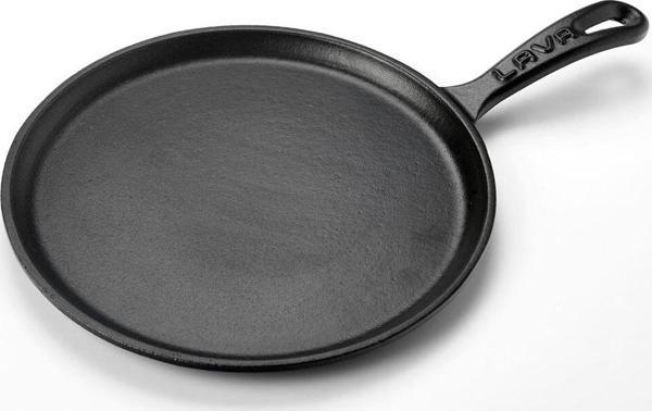 Lava Döküm Krep / Pizza / Pancake Tavası, Yuvarlak, Metal Saplı, Çap(Ø)20Cm. - Image 1