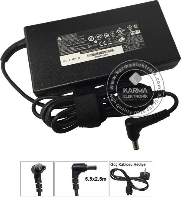 Asus N580G, N580GD Notebook Adaptörü, Şarj Aleti Cihazı 120W (Orijinal Üretici) - Image 1