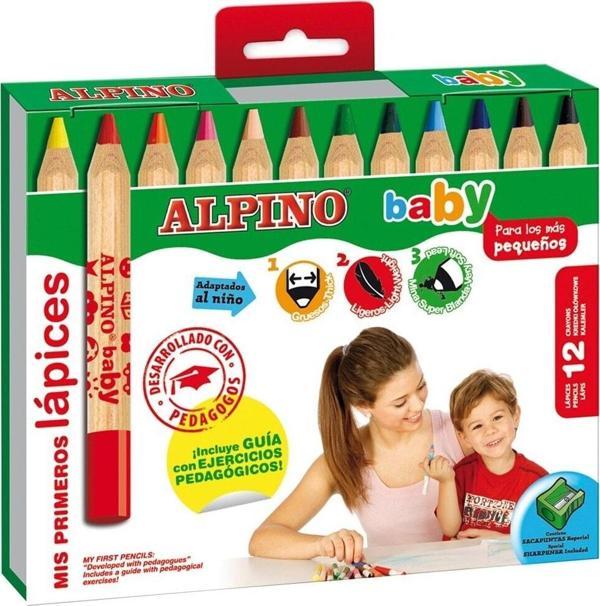 Alpino Baby Kuru Boya Kalemi 12'Li Al-0177 - Image 1