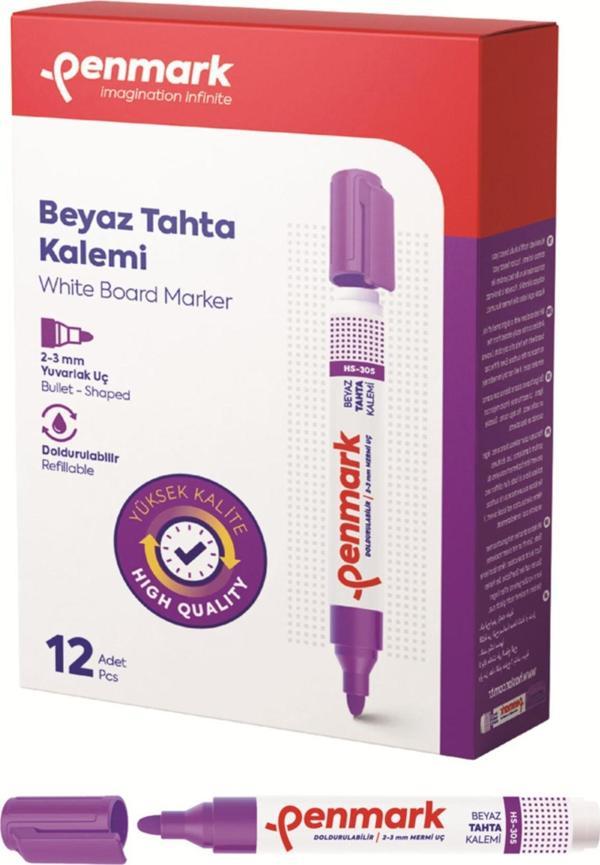 Penmark Beyaz Tahta Kalemi Lila - Image 1
