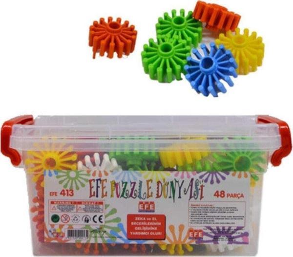 Mattel Efe Kutulu 48 Parça Çarklı Puzzle - Image 1