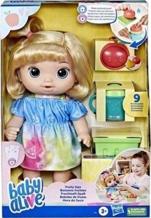 Baby Alive Baby Alıve Bebeğimle Eğlenceli Yudumlar - Sarışın F7356 - Image 1