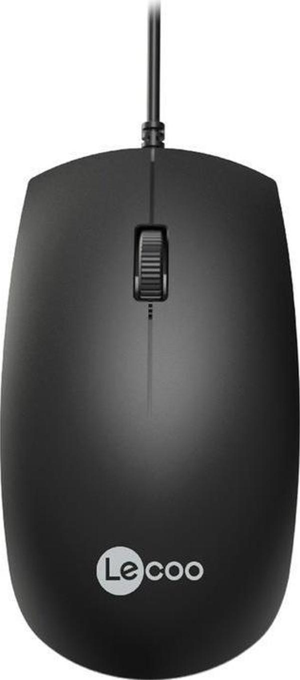 Lecoo MS100 USB Kablolu 1000DPI 3 Tuşlu Optik Mouse - Image 1