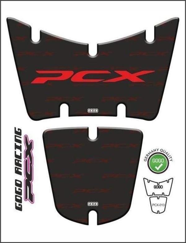 Gogo Tank Pad 013 2 Parça Siyah-kırmızı Pcx 125 150 2014-2017 - Image 1