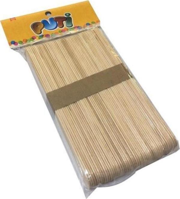 Puti Ahşap Geniş Dondurma - Dil Çubuğu Abeslang 50 Adet 8681322304612 - Image 1