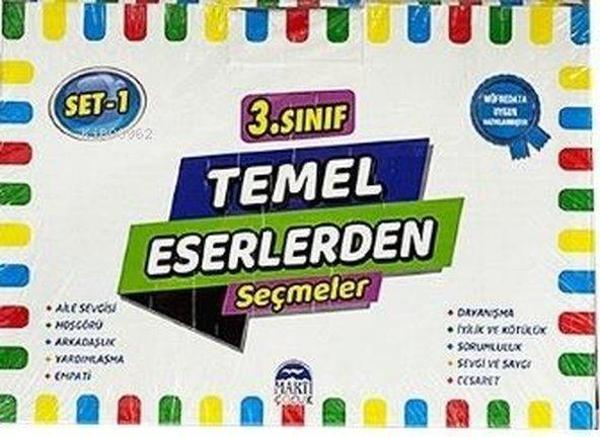 Martı 3. Sınıf Temel Eserlerinden Seçmeler Set 1 - Martı Yayınları Yayınevi - Image 1