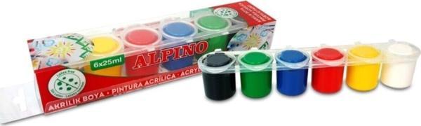 Alpino 6 Renk 25Ml Akrilik Boya Dv-002010 - Image 1