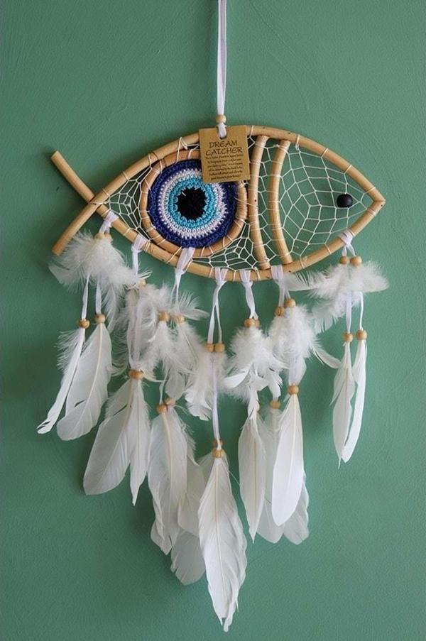 Roisya Rüya Kapanı Düş Kapanı Dream Catcher Balık Tasarımı - Image 1