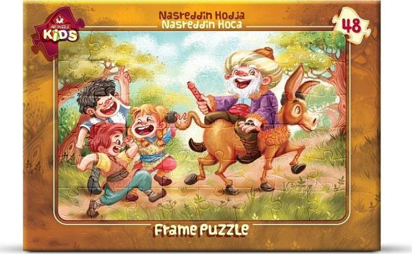 Art Puzzle Art Çoçuk Frame Puzzle Nasreddin Hoca 48 Parça - Image 1