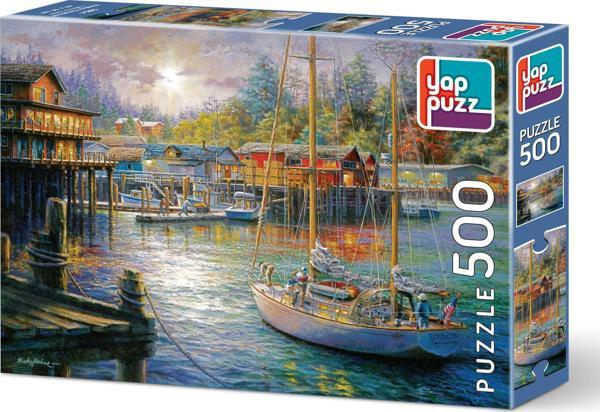 Yappuzz Balıkçı Kasabası 500 Parça Puzzle - Image 1