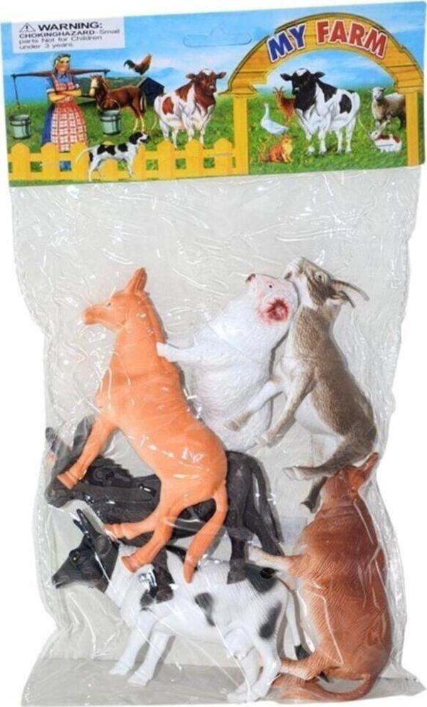 Kızılkaya Oyuncak Kzl-828-16 6'Lı Evcil Hayvan Seti - Image 1