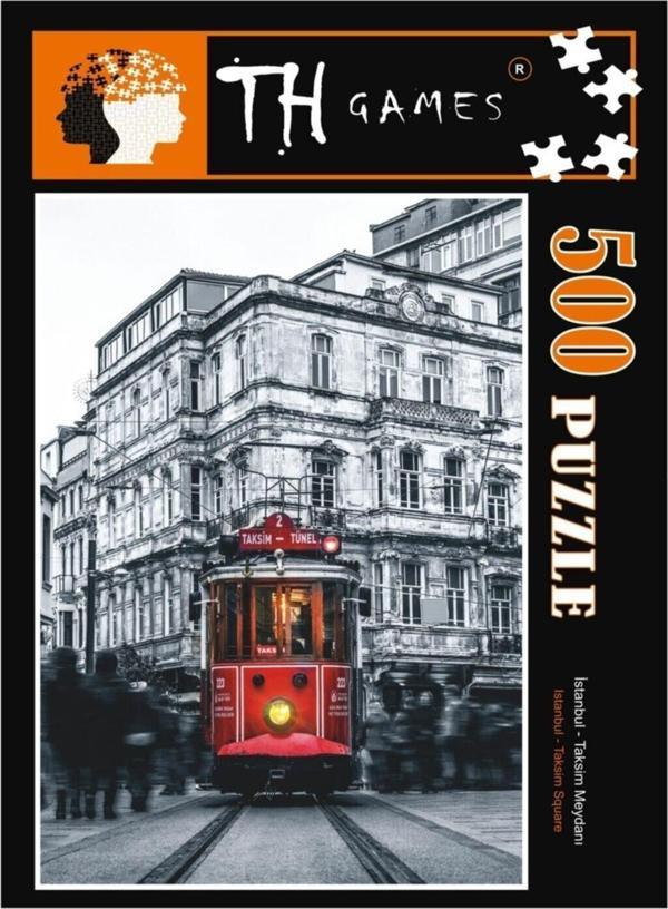 Th Games 500 Parça Puzzle Istanbul Taksim Meydanı 48Cmx68Cm - Image 1