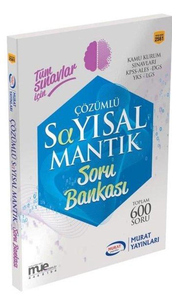 Çözümlü Sayısal Mantık Soru Bankası 2561 - Ankara Murat Yayıncılık - Image 1