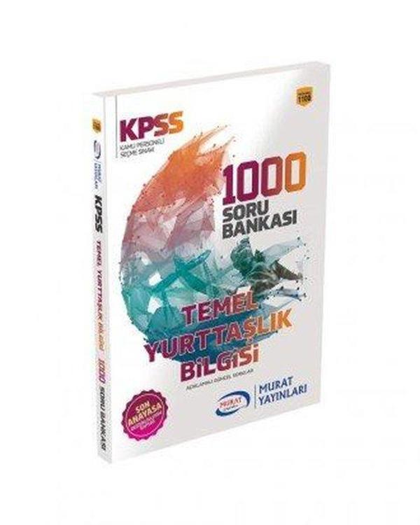 2022 KPSS Temel Yurttaşlık Bilgisi 1000 Soru Bankası - Ankara Murat Yayıncılık - Image 1
