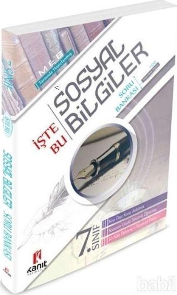 7.Snıf Sosyal Bilgiler İşte Bu Soru Bankası Kanıt Yayınları - Kanıt Yayınları - Image 1