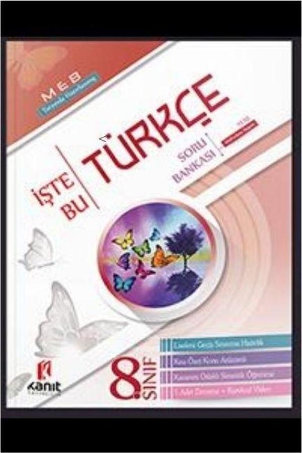 8. Sınıf Türkçe İşte Bu Soru Bankası Kanıt Yayınları - Kanıt Yayınları - Image 1