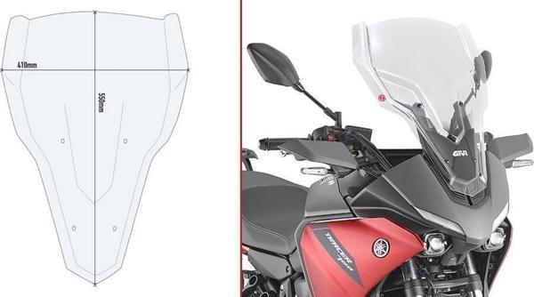Givi D2148ST Yamaha Tracer 700 (20-21) Rüzgar Siperlik - Image 1
