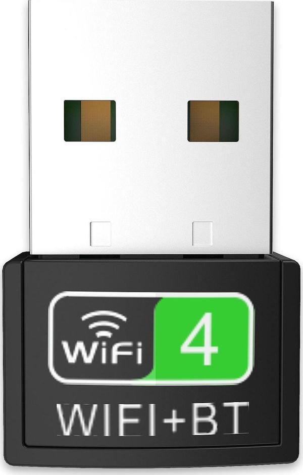 Concord W5 300 Mbps  Wi-Fi & Bluetooth Mini Usb Adaptör 2 İn 1 Free Driver Wifi ve Bluetooth Adaptör - Image 1