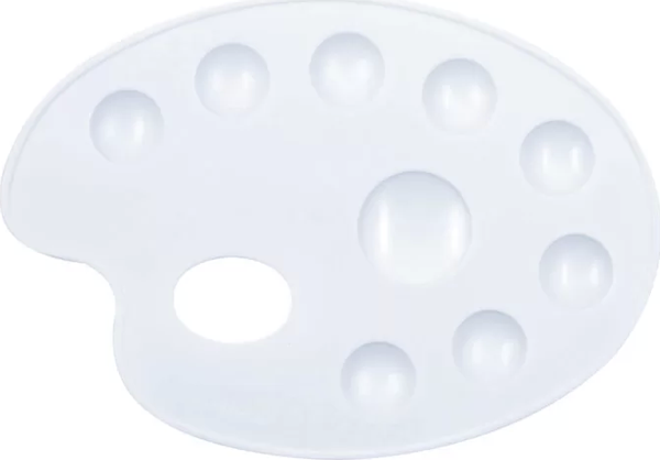 YILDIZLAR 138 OVAL GODELİ BÜYÜK BOY RESİM PALETİ - Image 1