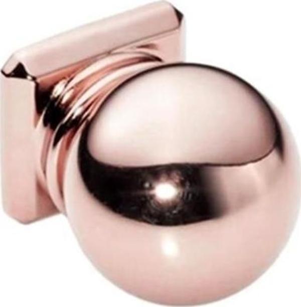 Doğanlar AL-243 Mobilya Kulp Tek Vidalı Düğme Süper Rose Bronz - Image 1