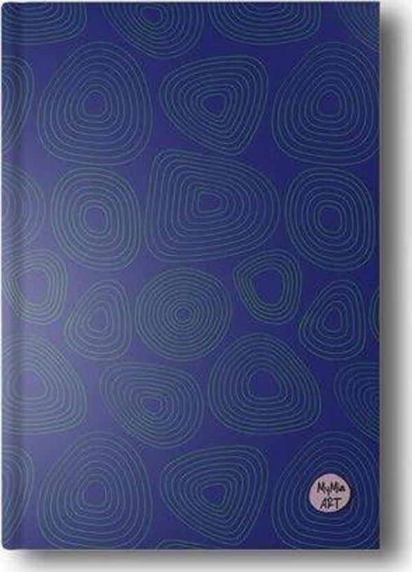 My Mia Art 17x24 Mavi Plato
Sert Kapak Butik Defter - Image 1