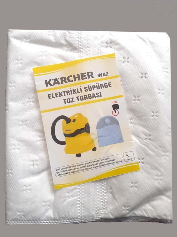 Karcher WD2 SÜPÜRGE TORBASI  20 Adet Toz Torbası - Image 1