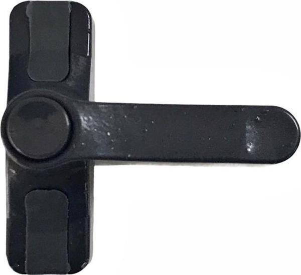 Pvc Pimapen Kapı Pencere Emniyet Çocuk Kilidi Düğmeli Antrasit - Image 1