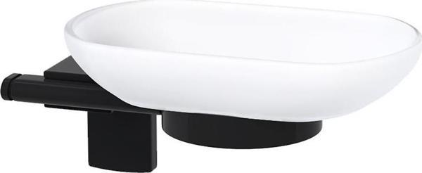 Tema Premium Serisi Banyo Sabunluk Mat Siyah - Image 1