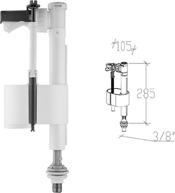 Tema Siamp Rezervuar İç Takım Flatör 93-A Handy Alttan Su Girişli - Image 1
