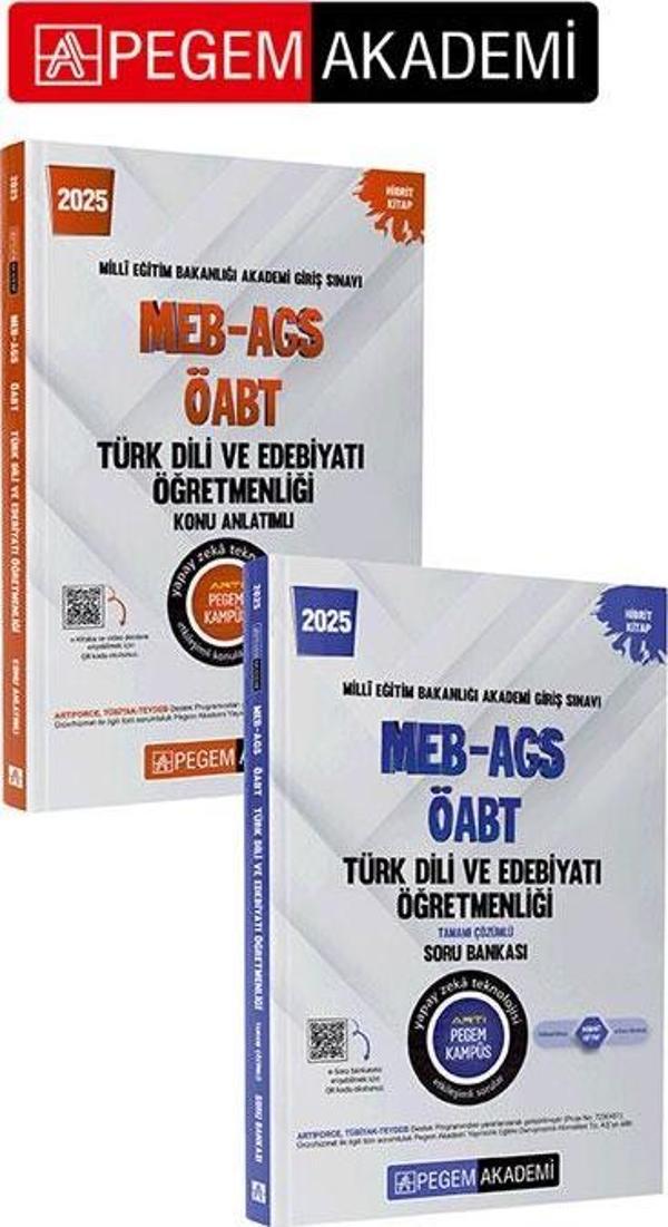 PEGEM AKADEMİ 2025 MEB-AGS-ÖABT Türk Dili ve Edebiyatı Öğretmenliği Konu Anlatımlı + 2025 MEB-AGS-ÖA - Pegem Akademi Yayıncılık - Image 1