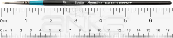 Daler Rowney 81 Seri Aquafine Sentetik Kısa Saplı Detay Fırçası 10/0 - Image 1