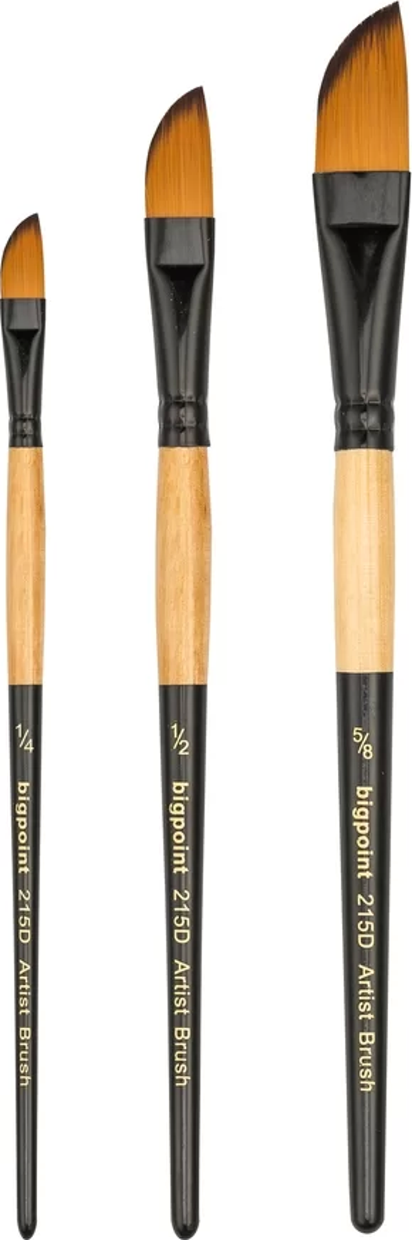 Bigpoint 215D Serisi Sentetik Kıl Bıçak Fırça No: 5/8 - Image 1