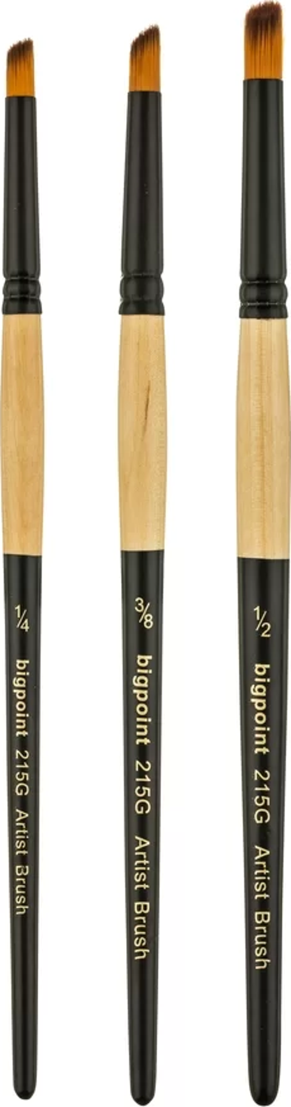 Bigpoint 215G Serisi Sentetik Kıl Geyik Ayağı Fırça No: 3/8 - Image 1