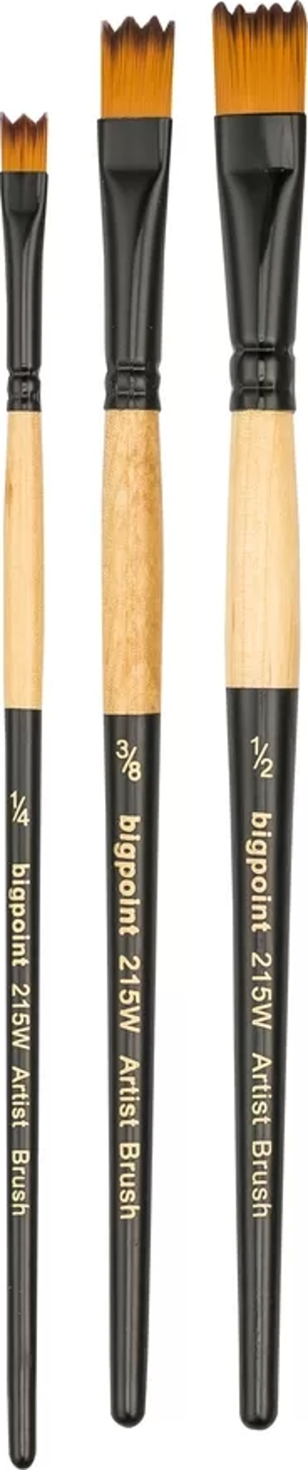 Bigpoint 215W Serisi Sentetik Kıl Dalga Fırça No: 1/4 - Image 1