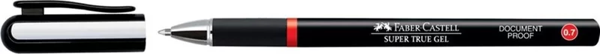 FABER-CASTELL SÜPER TRUE GEL İMZA KALEMİ KIRMIZI (549121) - Image 1