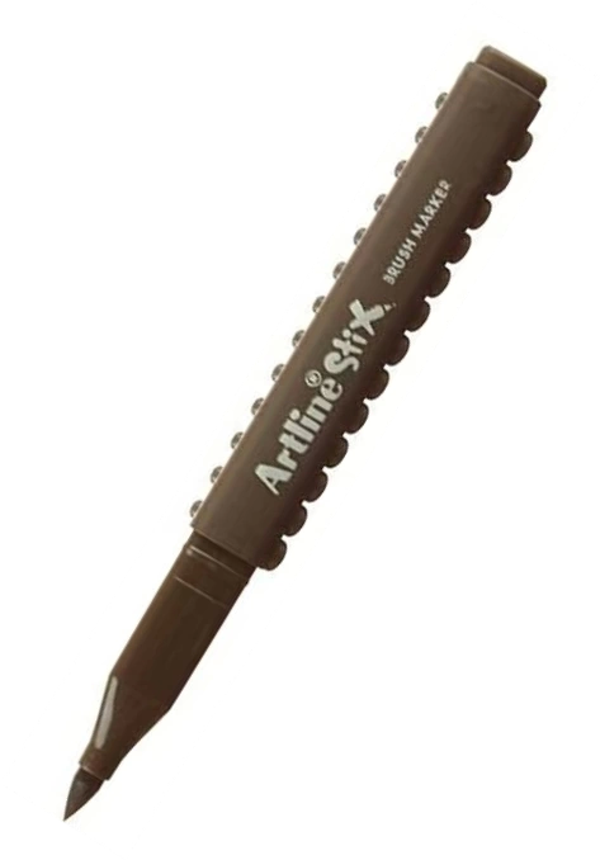 ARTLİNE ETX-200 STİX DRAWİNG PEN KEÇE UÇLU ÇİZİM KALEMİ 0.5mm KOYU KAHVERENGİ - Image 1